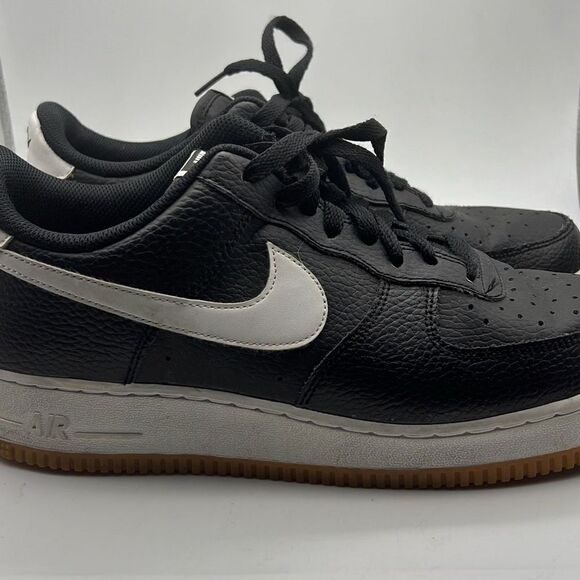 Nike Men's Air Force 1 '07 "black /‎ white" Shoes- Men 10.5 - Picture 2 of 8